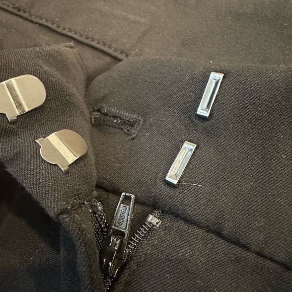 J. Crew Sydney Wide-leg pant Bi-stretch cotton blend Black 16T NWT - Picture 2 of 6